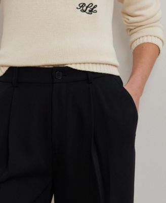 Women's Double-Faced Georgette Wide-Leg Pants