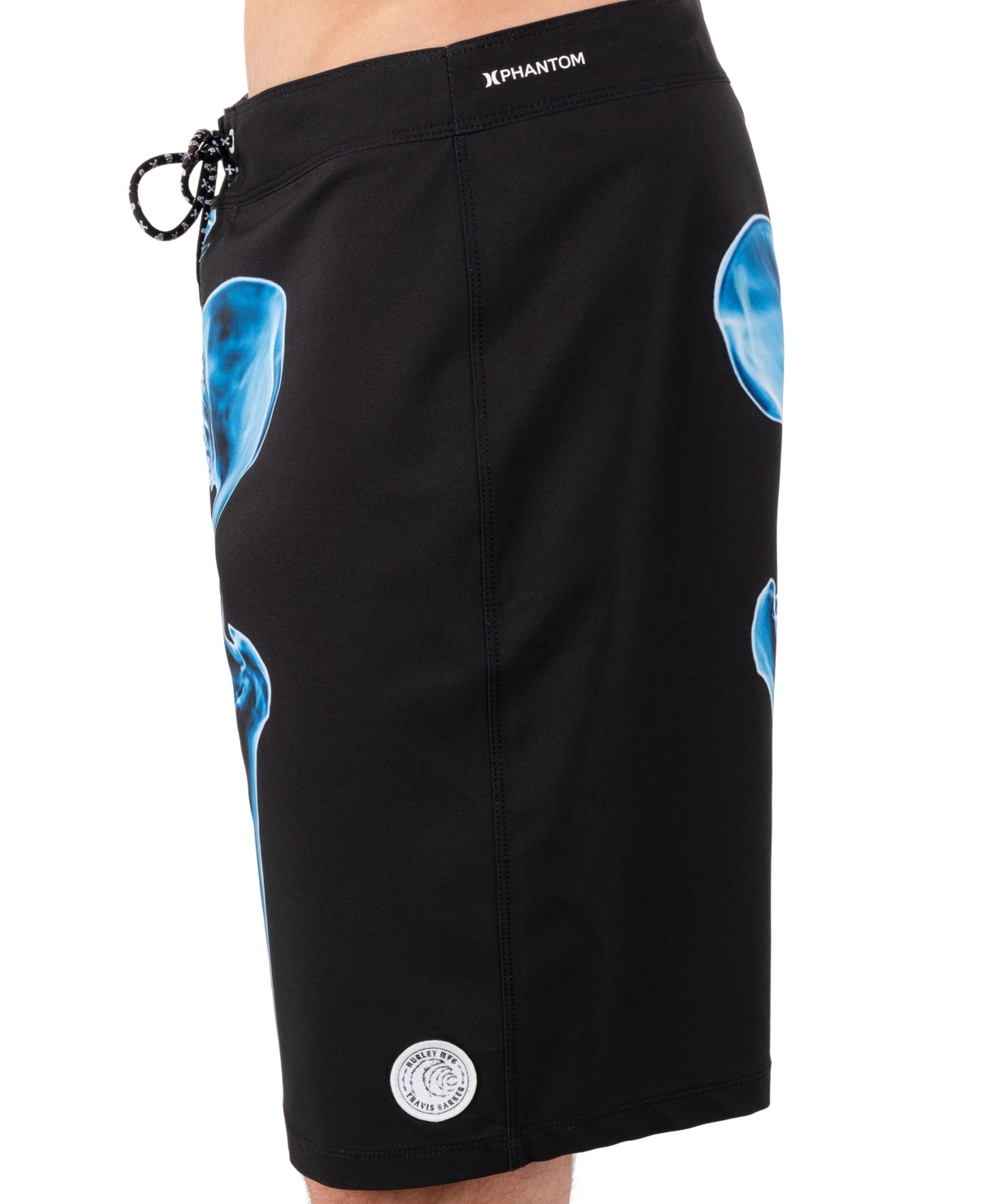 Hurley Men's Phantom- Eco X-ray 18" Regular Fit Boardshorts In Black