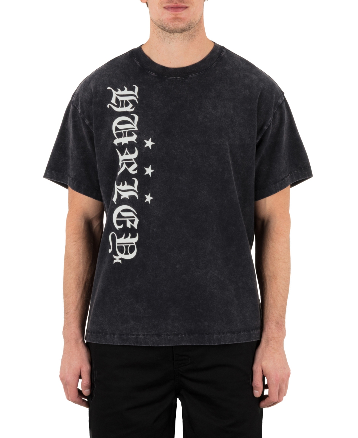 Men's Old English Short Sleeve T-Shirt - Black