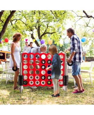 3.5 Feet Tall Jumbo 4-to-Score Giant Game Set with 42 Jumbo Rings