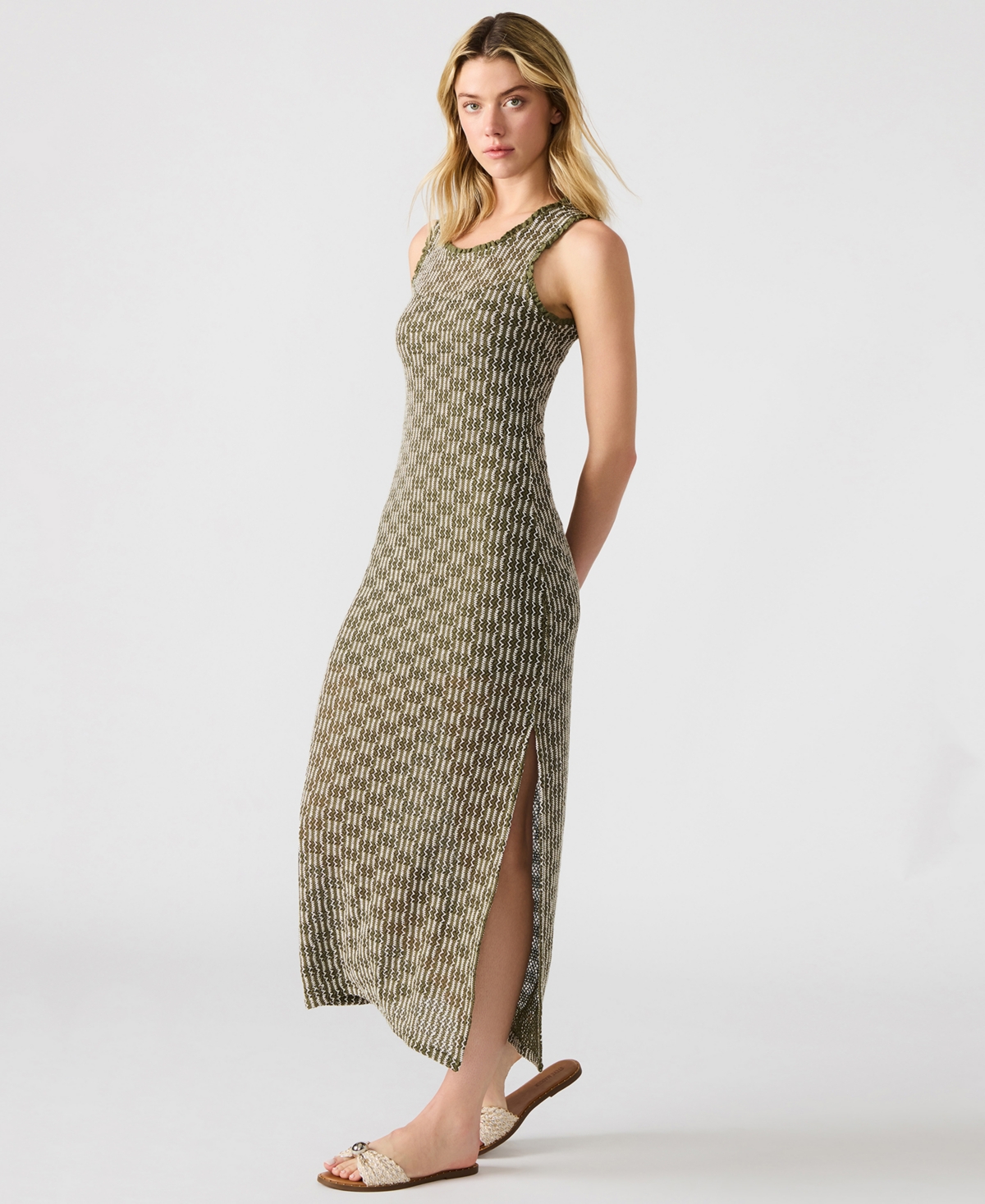 Steve Madden Nyssa Textured Sleeveless Knit Dress