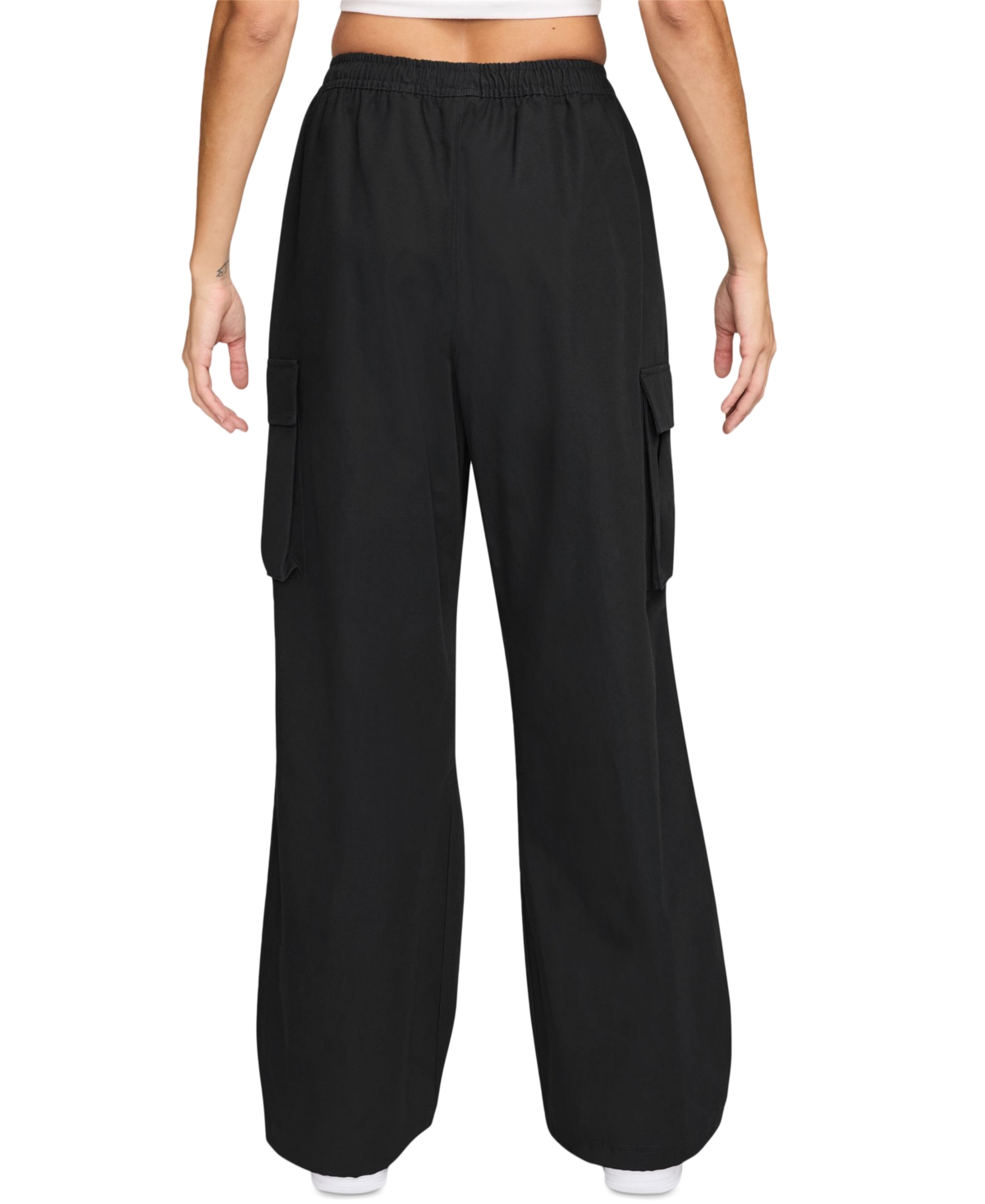 Nike Sportswear Loose Woven Cargo Pants In Black