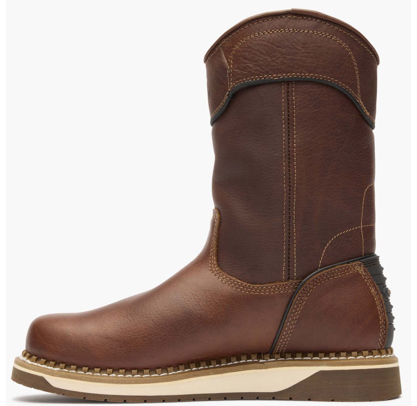 Мужские ботинки GEORGIA BOOT Amp LT Wedge Waterproof Pull On Work Boot, цвет: Коричневый — фото 4