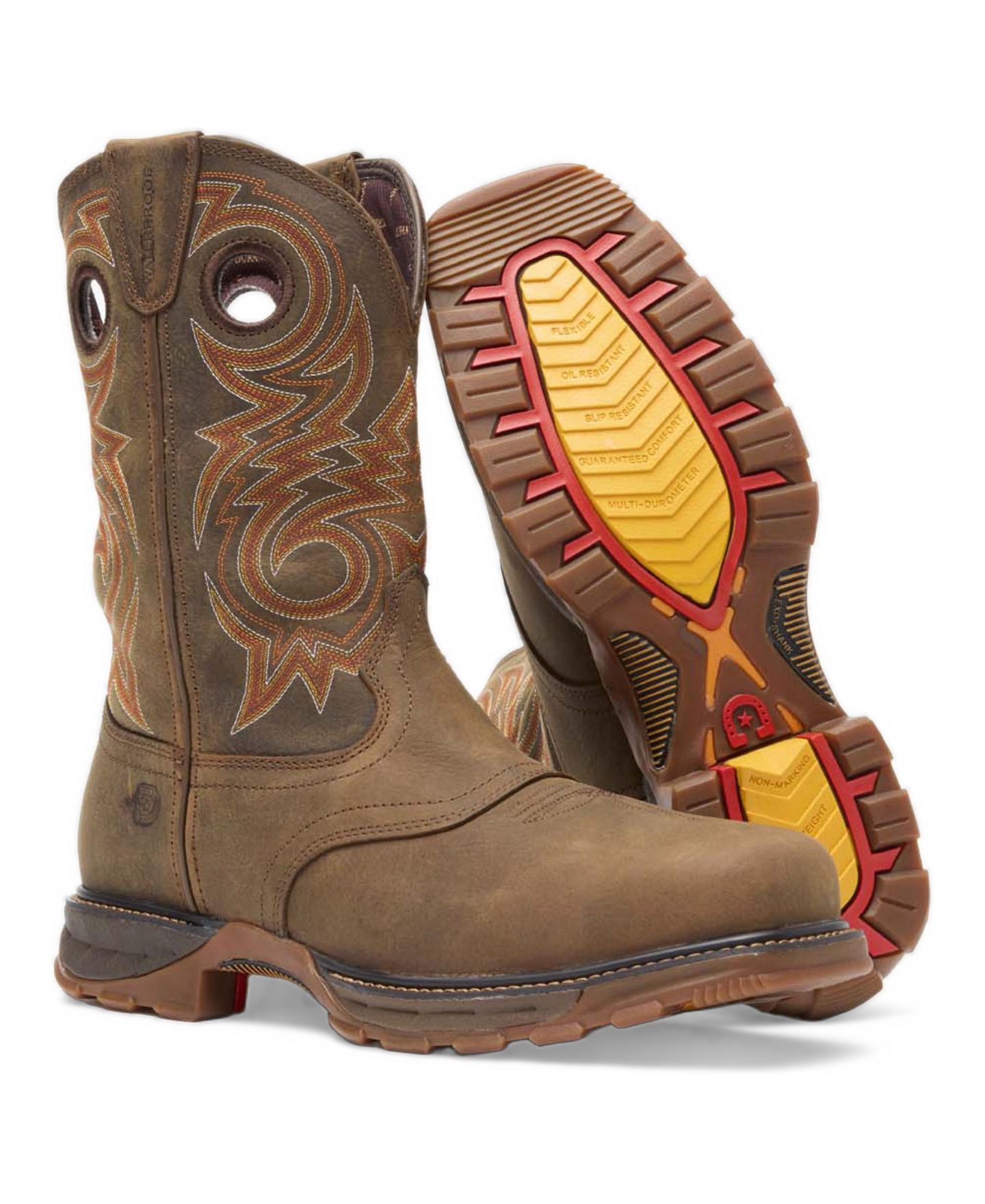 Мужские ботинки Durango Maverick XP Composite Toe Waterproof Western Work Boot, цвет: Коричневый, вариант 1 — фото 6