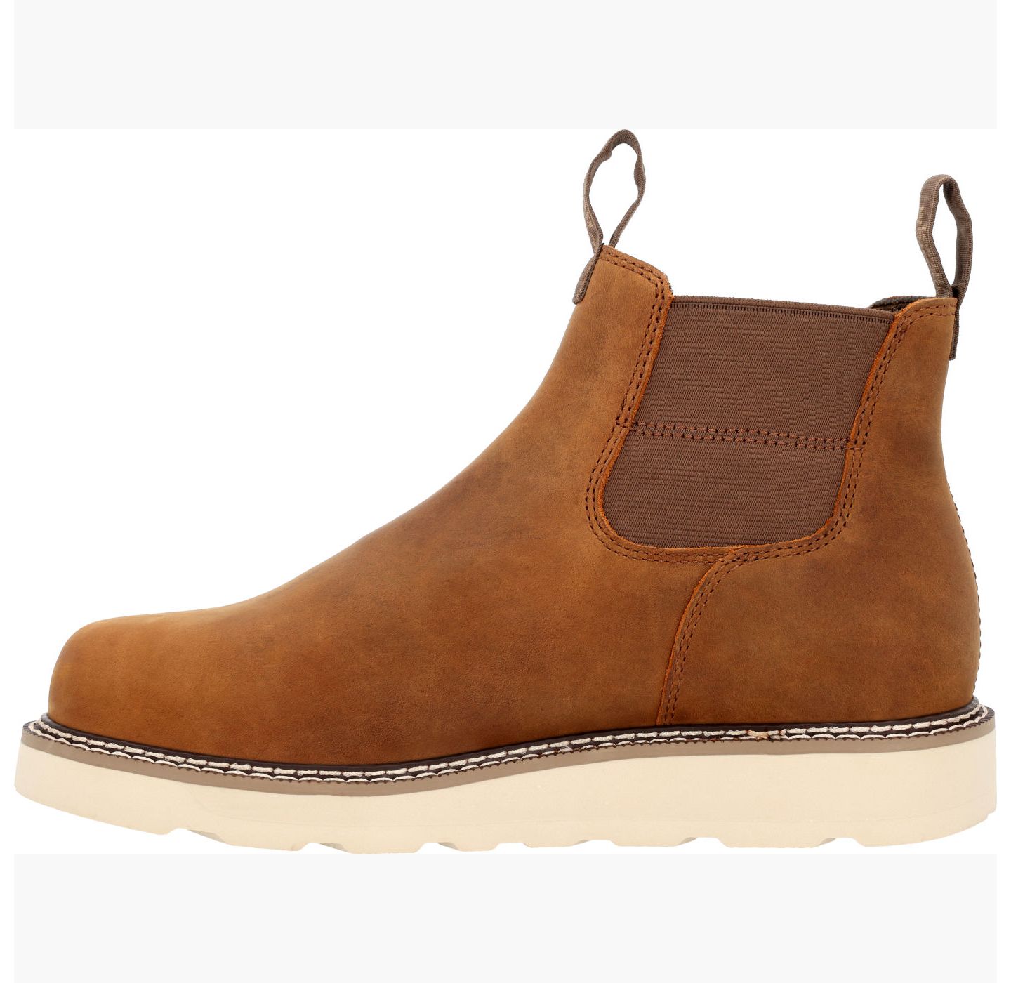 Мужские ботинки GEORGIA BOOT Core 37 Wedge Waterproof Chelsea Work Boot, цвет: Золотой — фото 5