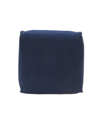 Cotton Ottoman for Comfortable Footrest and Living Room Accent