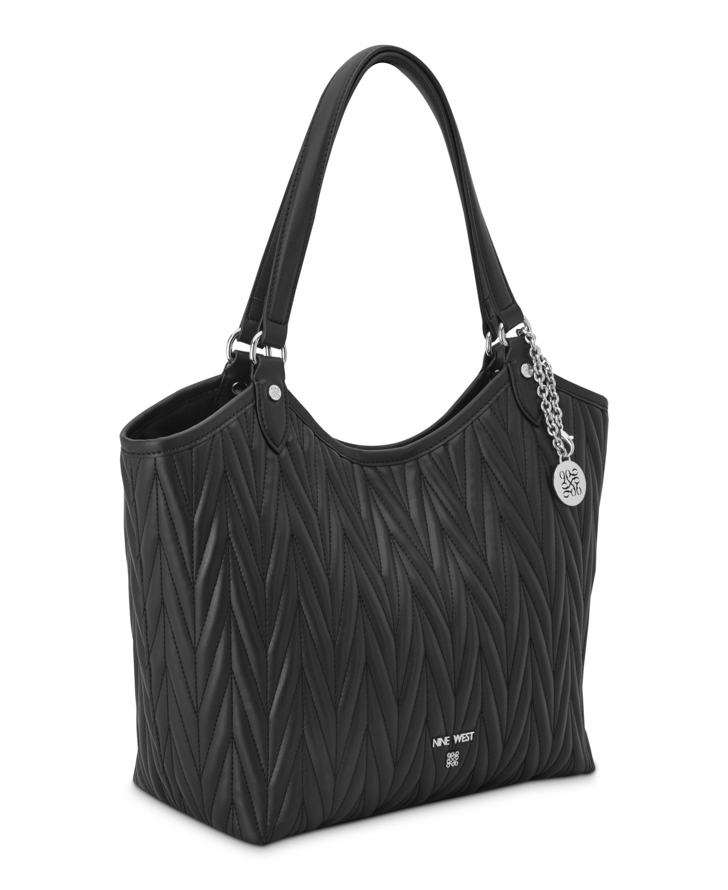 Женская сумка Nine West Jaslee Large 2 in 1, цвет: Чёрный — фото 5