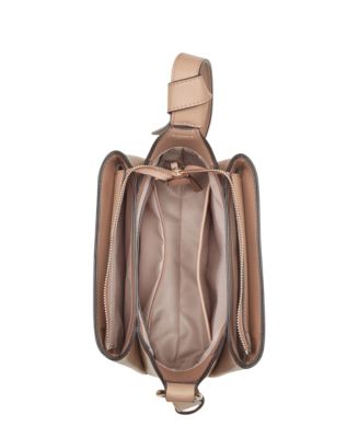 Lyra Triple Compartment Crossbody Bag