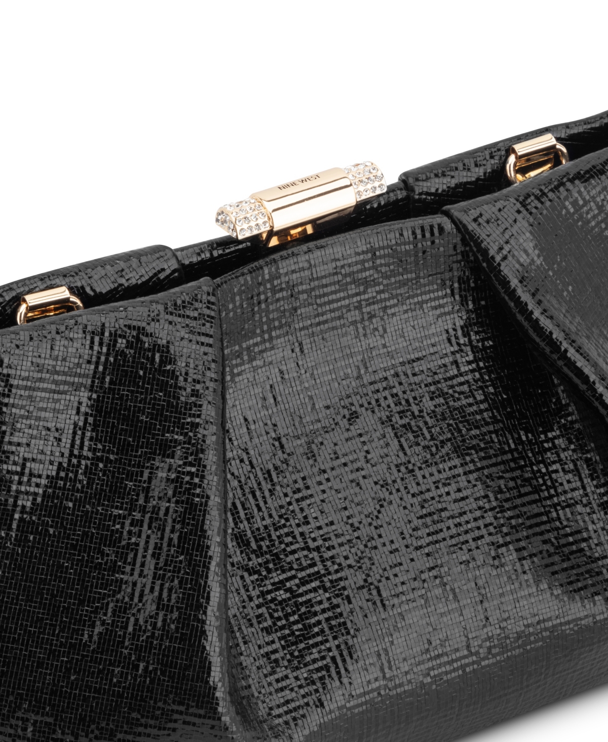 Nine West Cramer Small Convertible Clutch Bag In Black