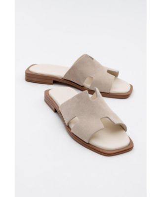 Jez Leather Slide Sandal (Women)