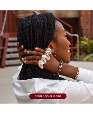 100% Silk Oversized Hair Scrunchies 6-Pack