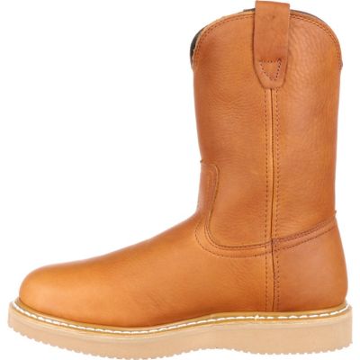 Men's Wedge Steel Toe Pull On Work Boot