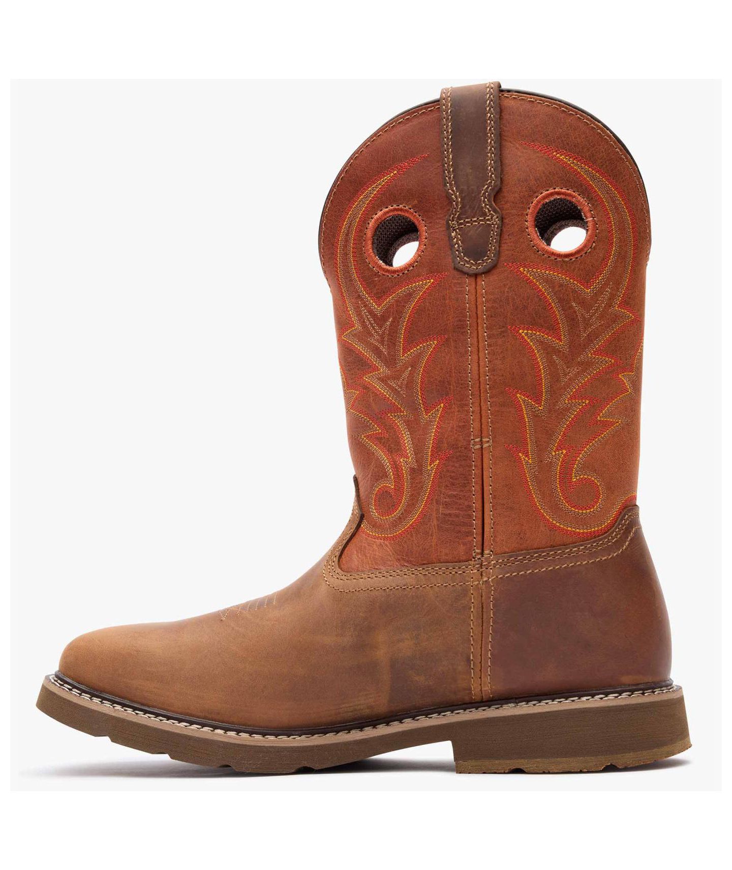 Мужские ботинки GEORGIA BOOT Core 37 Western 11" Waterproof Pull-On Work, цвет: Коричневый ржавый — фото 7