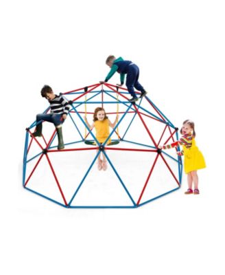 10 Feet Dome Climber with Swing and 800 Lbs Load Capacity