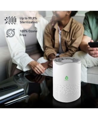 Clean Air & Aromatherapy Bundle  True HEPA Air Purifier, Essential Oil Diffuser & 6-Pack Essential Oils