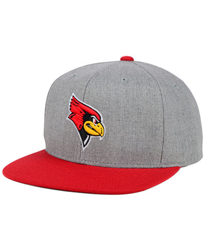 adidas Illinois State Redbirds Stacked Box Snapback Cap