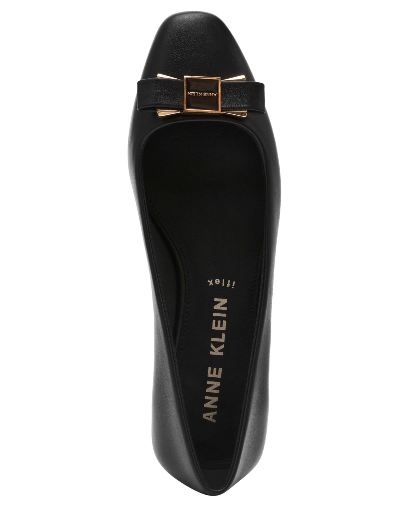 Женские балетки Anne Klein Cadey Slip On Dressy Flats, цвет: Чёрный — фото 4