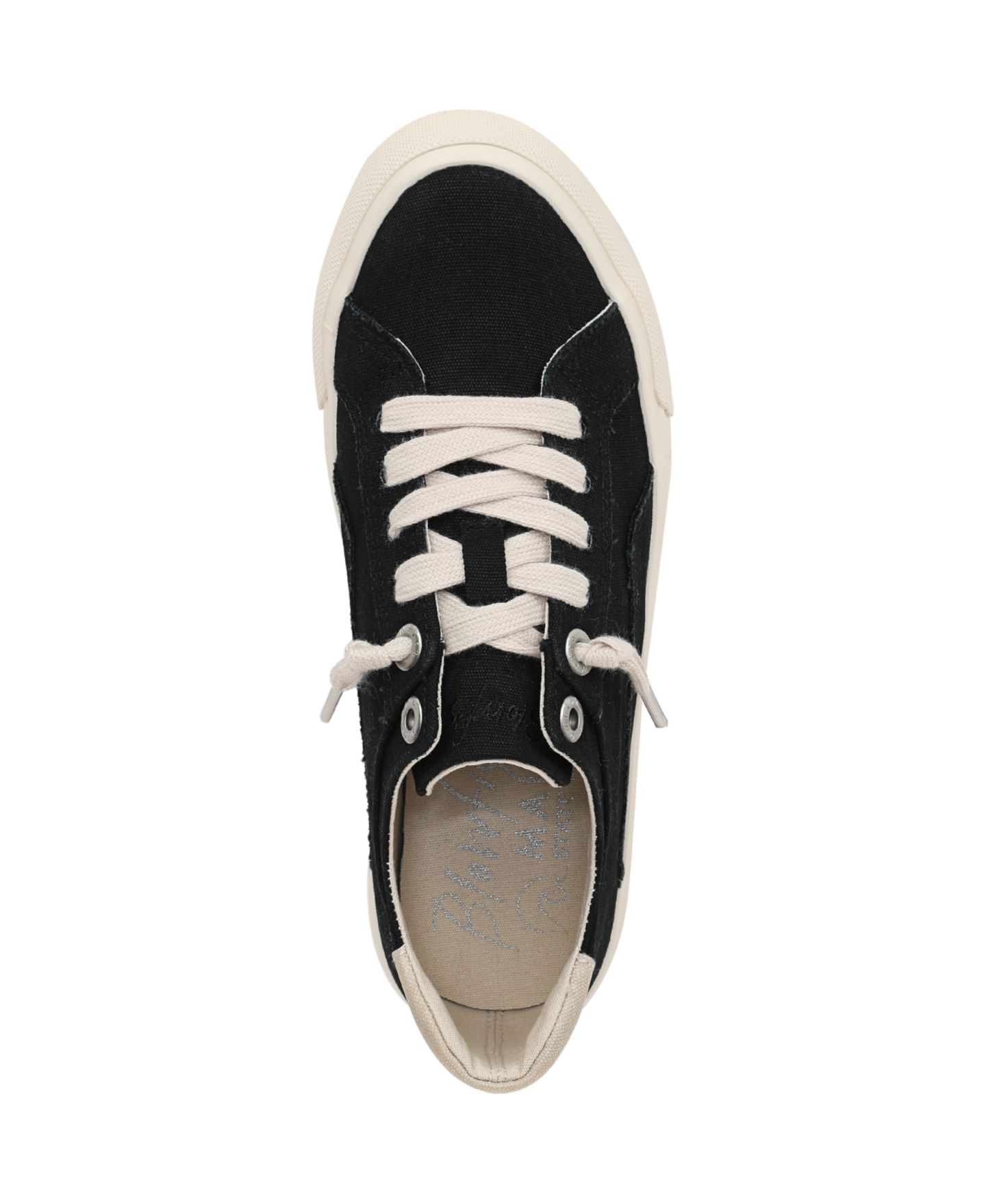 Женские кроссовки Blowfish Malibu Martina Too Lace Up Platform, цвет: Чёрный холщовый — фото 4