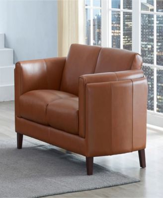 Maui 65" Top Grain Leather Loveseat