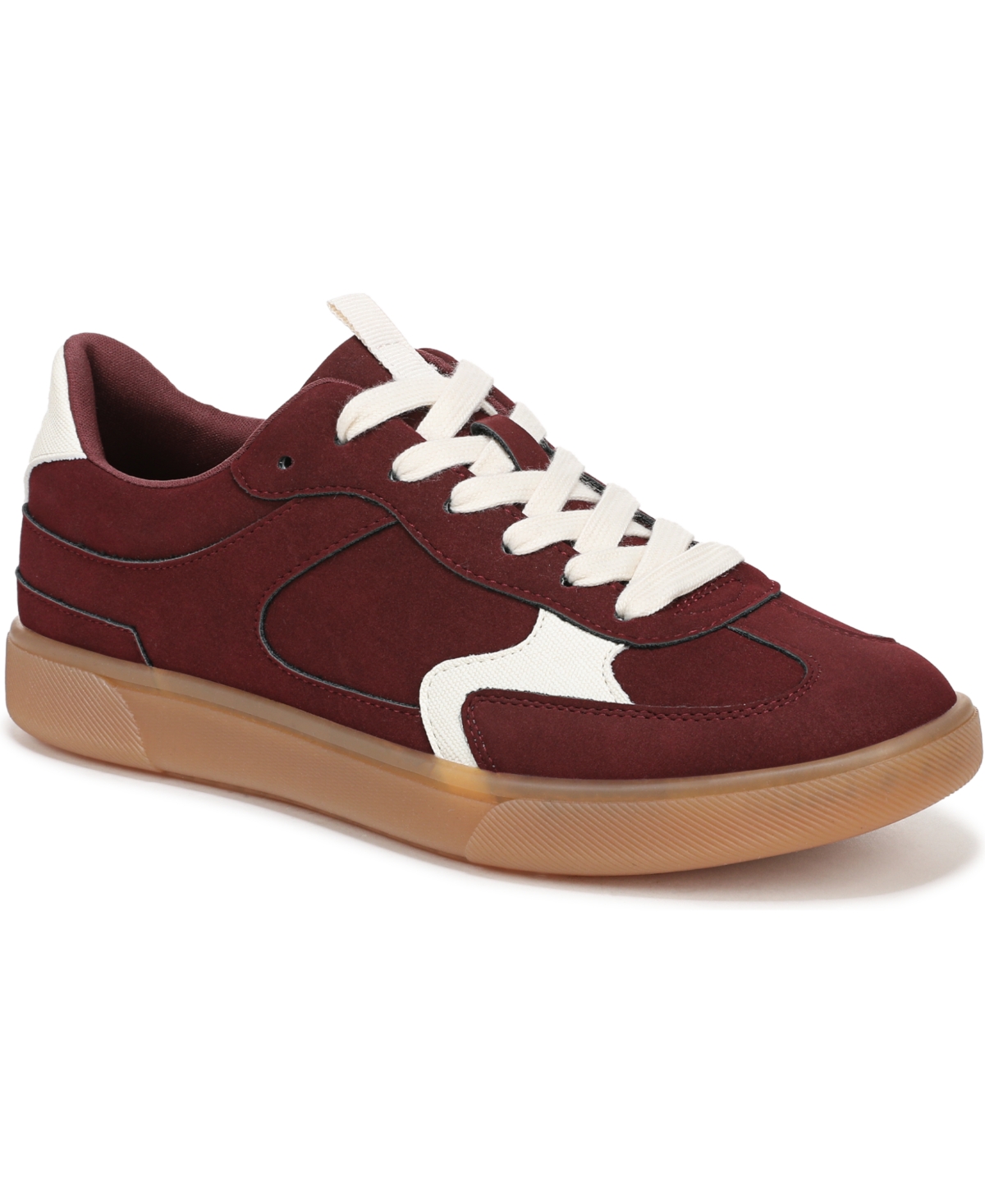 Women's Tastic Lace Up Sneakers - Espresso Brown Faux Suede