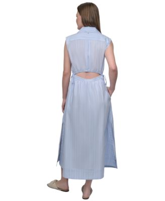 Women's Back-Cut-Out Sleeveless Maxi Dress