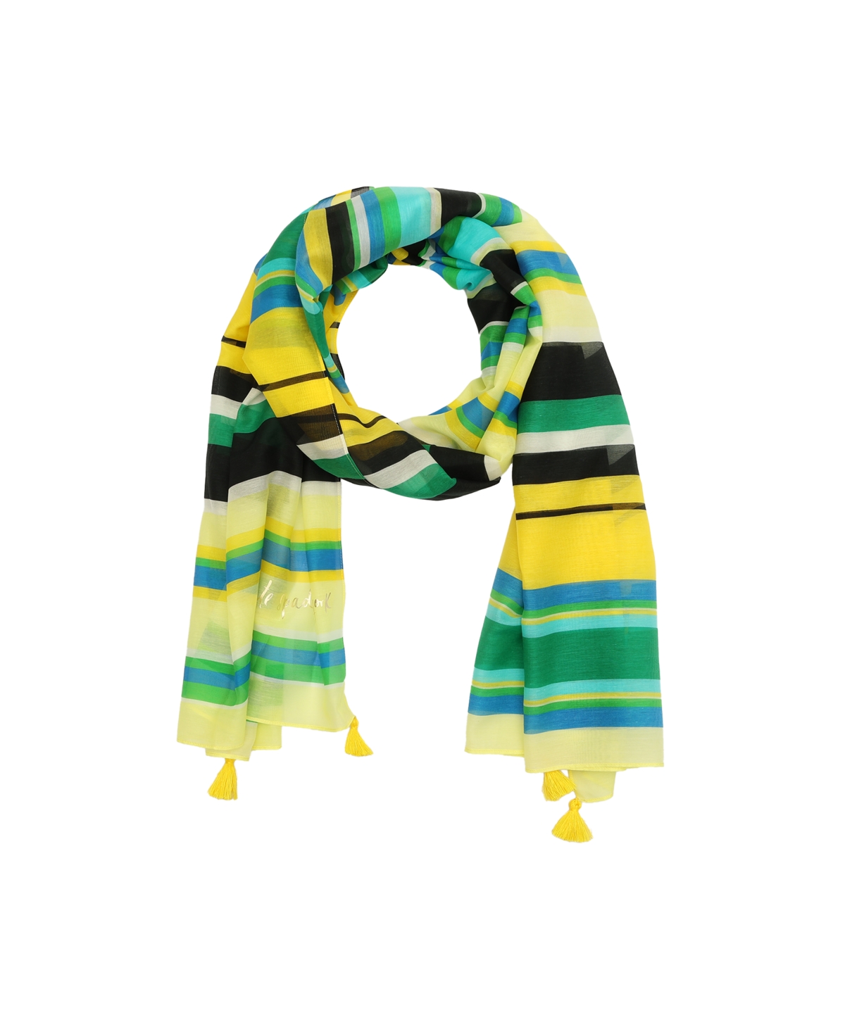 Kate Spade Women's Sunny Stripe Oblong Scarf