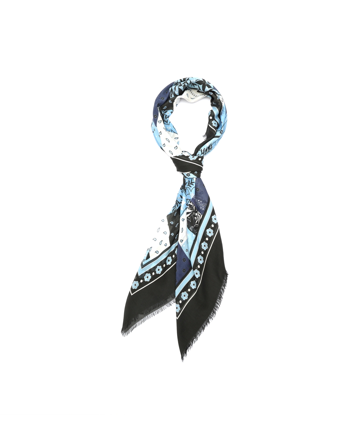 Shop Kate Spade Women's Bandana Patchwork Modal Square Scarf