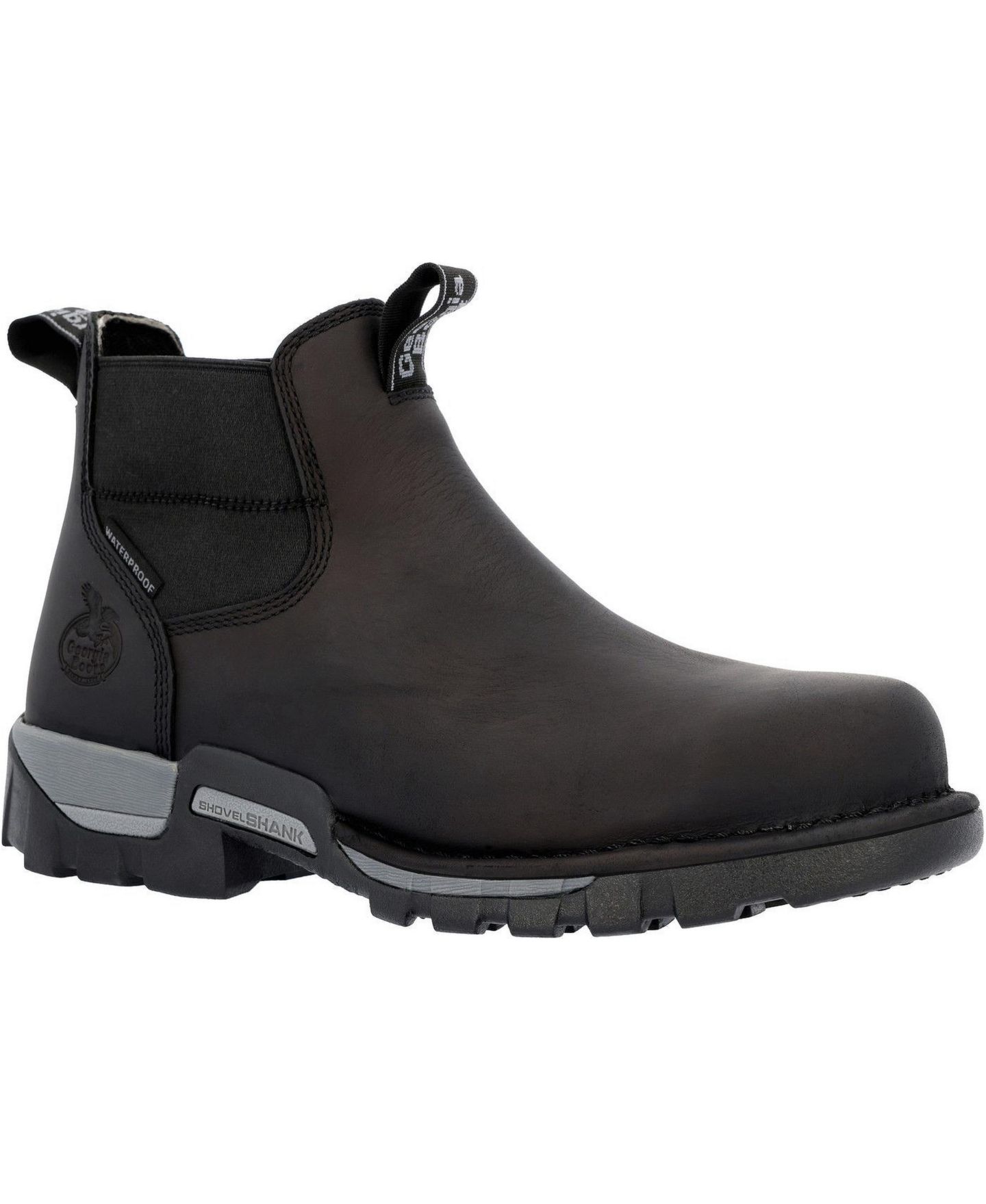 Мужские ботинки GEORGIA BOOT Eagle One Steel Toe Waterproof Chelsea Boot, цвет: Чёрный — фото 1
