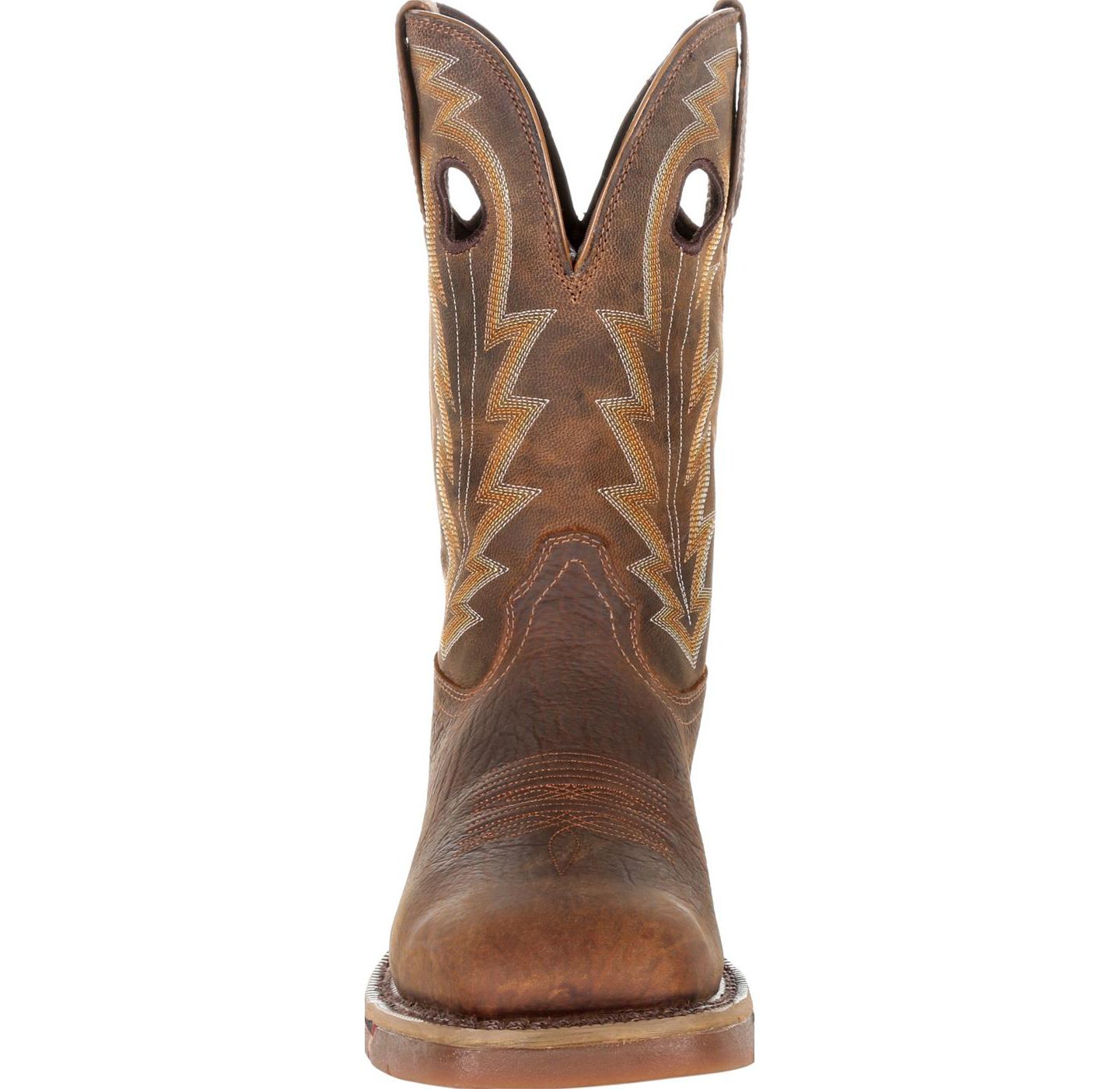 Мужские ботинки ROCKY Long Range 11" Waterproof Western Boot, цвет: Коричневый — фото 2