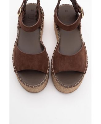 Serez Leather Platform Espadrilles Sandal (Women)