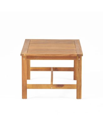 Outdoor Acacia wood  2 Club Chair And Table