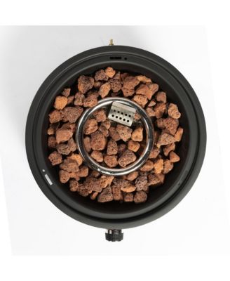 Hot Seller 30000BTU Outdoor 15 in. Portable Propane Fire Pit with Cooking Grill for Garden Camping Campfire Party