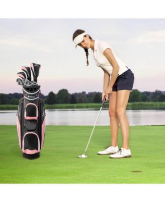 Women's 9 Pieces Complete Golf Club Set