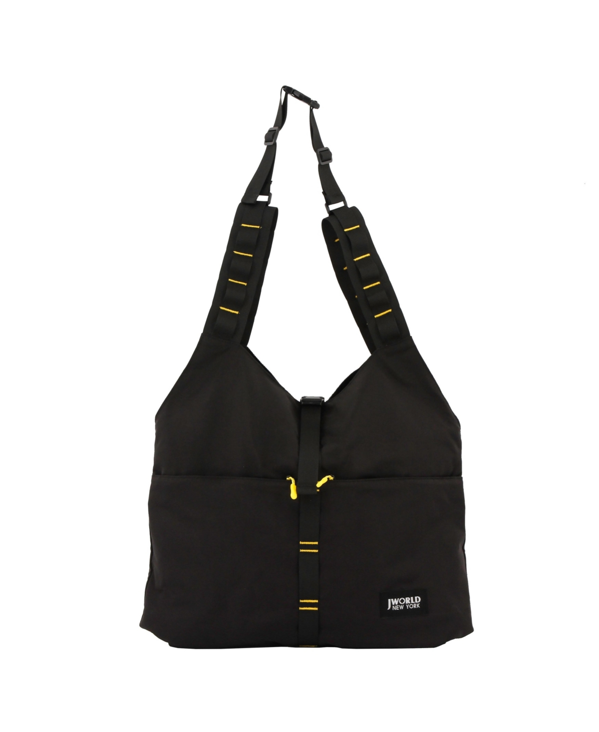 Unisex Util Casual Tote Bag - Black/yellow