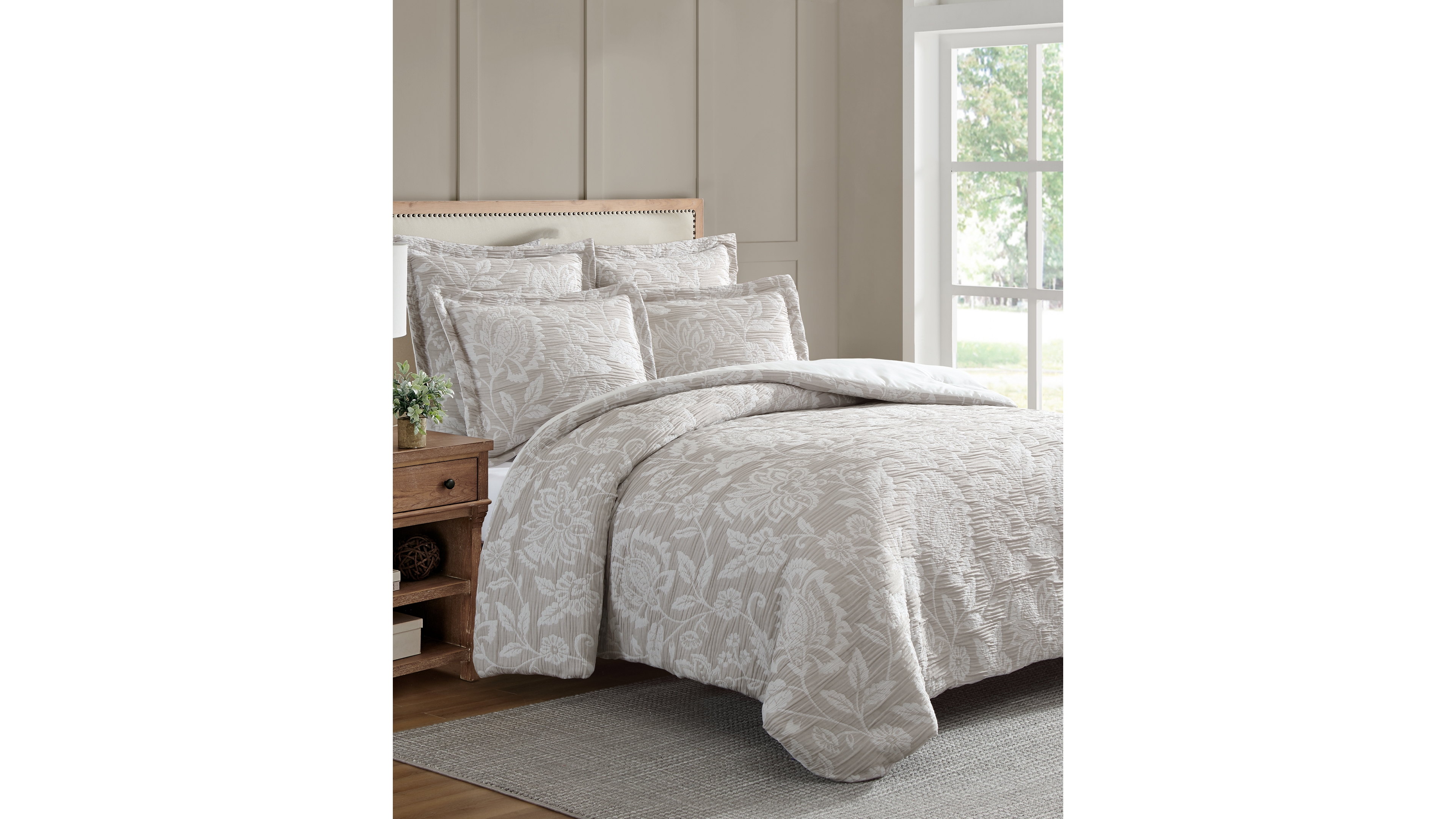 Levtex Sarrah Textured 3-Pc. Comforter Set, Full/Queen
