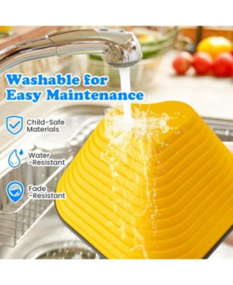 11 Pieces Kids Stepping Stones Stackable Balance Blocks Indoor Outdoor-Multicolor