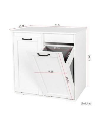 Laundry Cabinet ,with 2 Removable Liner Bags