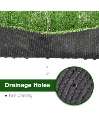 4pcs 65x5 Ft Artificial Turf Grass Rug Gym Turf Indoor Outdoor Event Balcony Deck Patio