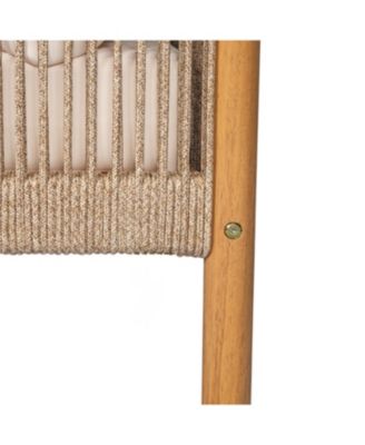 Streamdale Woven Outdoor Lounge Chairs - Wood Frame & Cushions (Set of 2)