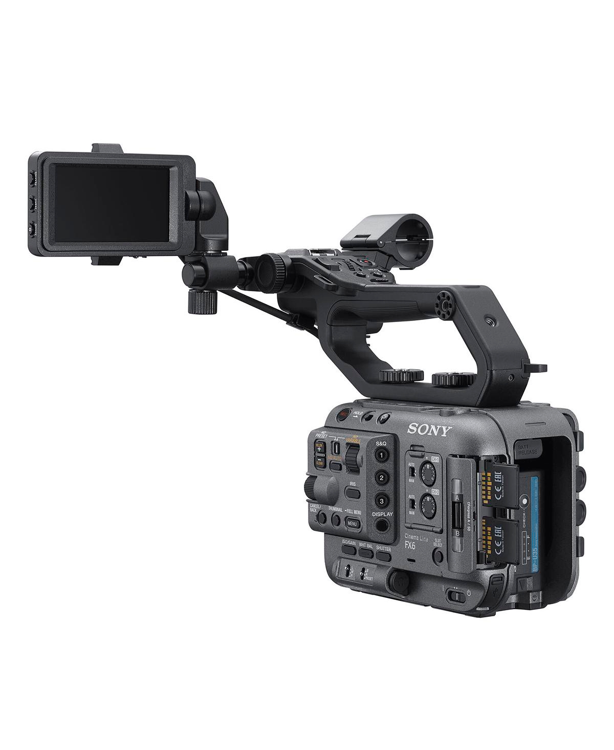 Sony FX6 Cinema Camera, Bundle with Bp-U90 Battery and V2 BigBag Pro Video Handbag Xl