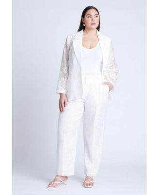 Women's Plus Size Burnout Trouser