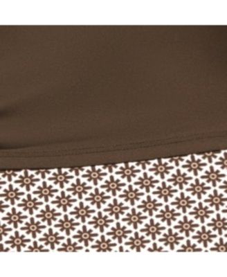 Women's Alluring Navy One-Piece Swimsuit with Ruched Detailing