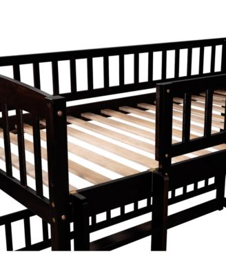 Streamdale Twin Bunk Bed w/ Slide and Ladder