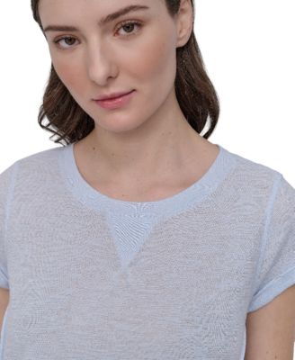 Women's Mini Slub Waffle Short Sleeve Top