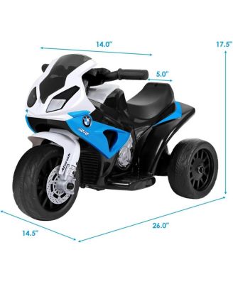 6V Kids 3 Wheels Riding BMW Licensed Electric Motorcycle