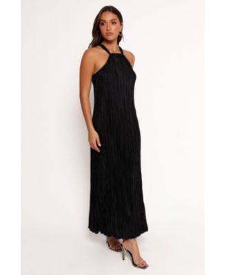 Women's Melody Plisse Halter Maxi Dress