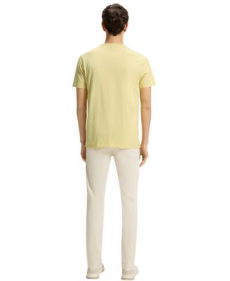 Men's Cotton Slub Logo Detail T-Shirt