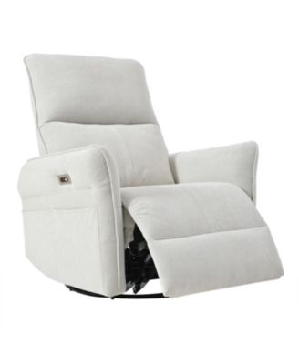 270 Swivel Rocker Recliner, Small Space Sofa, Fabric