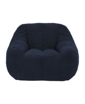Tufted Bean Bag Chair with Memory Foam Filling