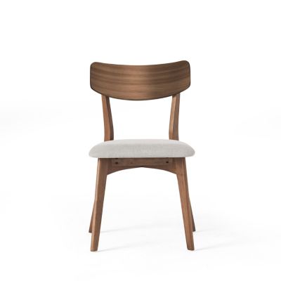 Upholstered Dining Chairs (Set of 2) - Light Beige